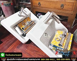 #รับติดตั้งอ่างล้างมือ #รับติดตั้งอ่างล้างหน้า รับงานแถวรามอินทรา สายไหม สุขาภิบาล5 วัชรพล ออเงิน เพิ่มสิน สะพานใหม่