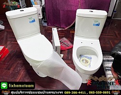 บริการติดตั้งชักโครก นนทบุรี